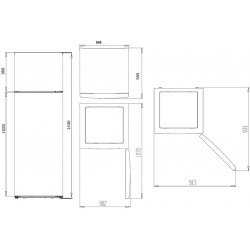 ASPES AF145503E FRIGORIFICO COMBI