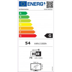 LG 43UA74003LBAEU SMART TV LED