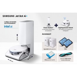 SAMSUNG VR50T95735WWA ROBOT ASPIRADOR TA