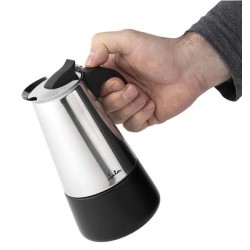 JATA HCAF2254 CAFETERA INDUCCIÓN 4 TAZAS ACERO INOX