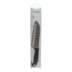 3 CLAVELES BGEU3188 CUCHILLO SANTOKU 18C