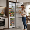CORBERO CCH326DX FRIGORÍFICO COMBI NO FROST INOX 186CM CLASE E