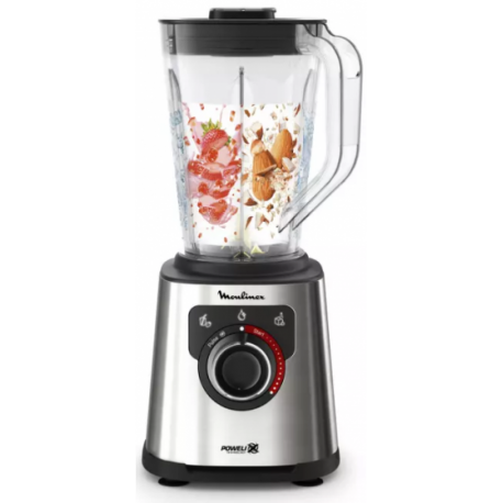 MOULINEX BATIDORA DE VASO LM16L110: 400W, CRISTAL 0,7L