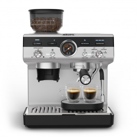 KRUPS XP801T10 CAFETERA ESPRESSO SEMI-AUTOMÁTICA CON MOLINILLO INTEGRADO