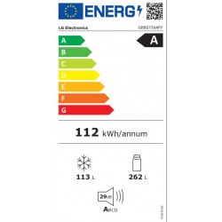 FRIGORÍFICO COMBI LG GBBS726APY EFICIENCIA A Y NO FROST TOTAL