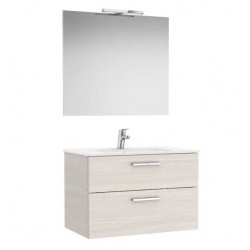 PACK Roca Victoria Basic 800 Abedul | Mueble de Baño Suspendido
