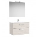 PACK Roca Victoria Basic 800 Abedul | Mueble de Baño Suspendido
