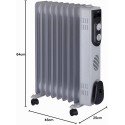 JATA JCRA2509 RADIADOR DE ACEITE 9 ELEMENTOS 2000W