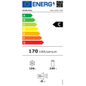 WHIRLPOOL FRIGORÍFICO COMBI WHK 26403 XP6E NO FROST CLASE C