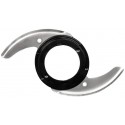 BLACK&DEKER BXFPA1200E PROCESADOR DE ALIMENTOS 1200 W. 2 velocidodes + función turbo Acero Inoxidable, INOX + Gris