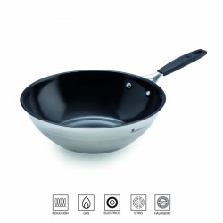 BERGNER BGEU-3770 WOK 28CM ACERO INOX